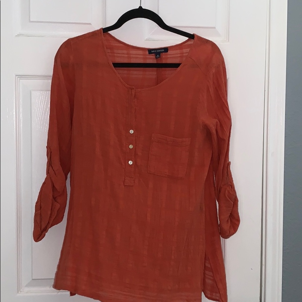 Max Edition Burnt Orange Blouse